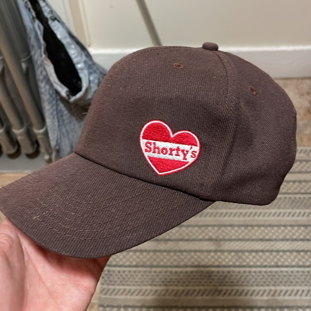 Shortys skateboards x pleasure snap back hat